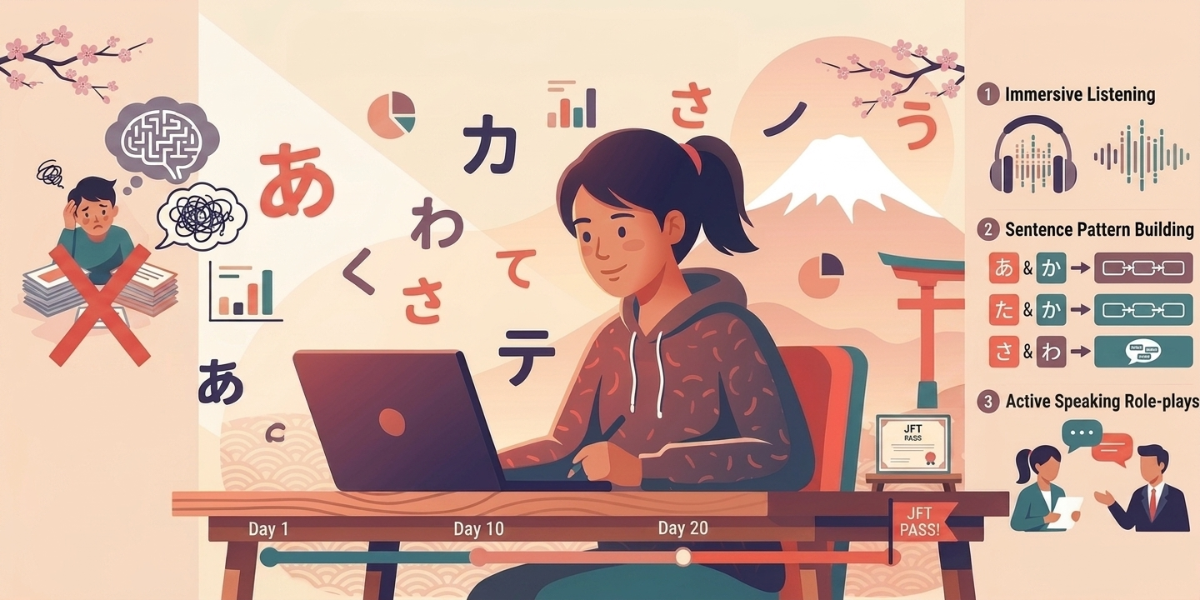 JFT Guru Blog - How an Absolute Beginner Passed the JFT Kaiwa Interview in 30 Days Without Rote Memorization